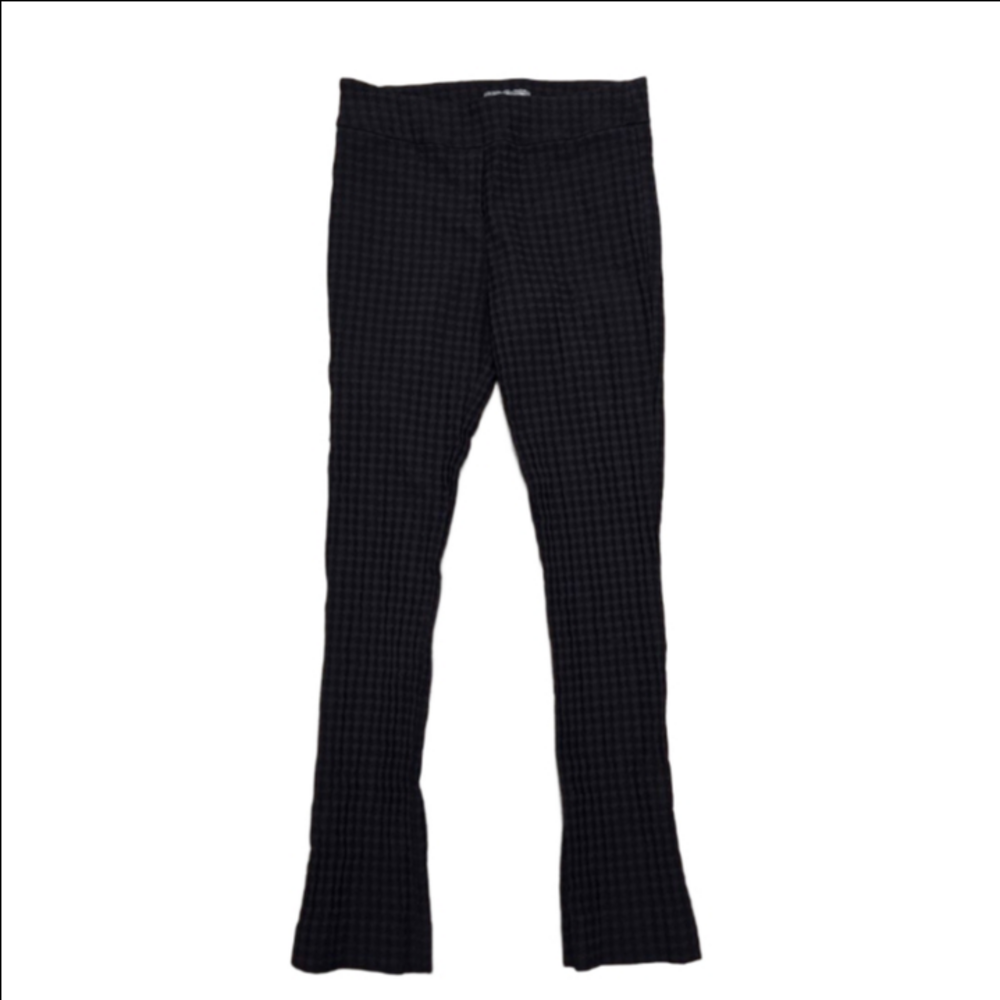 Women's ERICA TAYLOR Black Jacquard Skinny leg pant size Medium